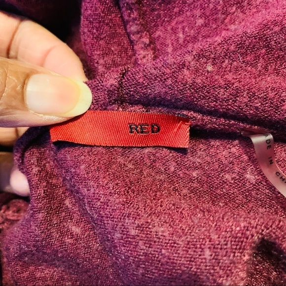 Hooded Pullover Metallic Tie Sweatshirt - Picture 4 of 6